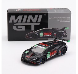 Mini GT 1129 Lamborghini Huracán GT3 EVO2 45 No. 45 DEX Imaging  2024 IMSA Daytona 24 Hrs