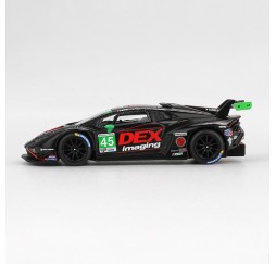 Mini GT 1129 Lamborghini Huracán GT3 EVO2 45 No. 45 DEX Imaging  2024 IMSA Daytona 24 Hrs