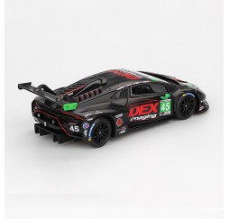 Mini GT 1129 Lamborghini Huracán GT3 EVO2 45 No. 45 DEX Imaging  2024 IMSA Daytona 24 Hrs
