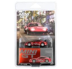 Mini GT 1132 Toyota Supra (A80) Top Secret GT-300 Top Secret Red Chrome