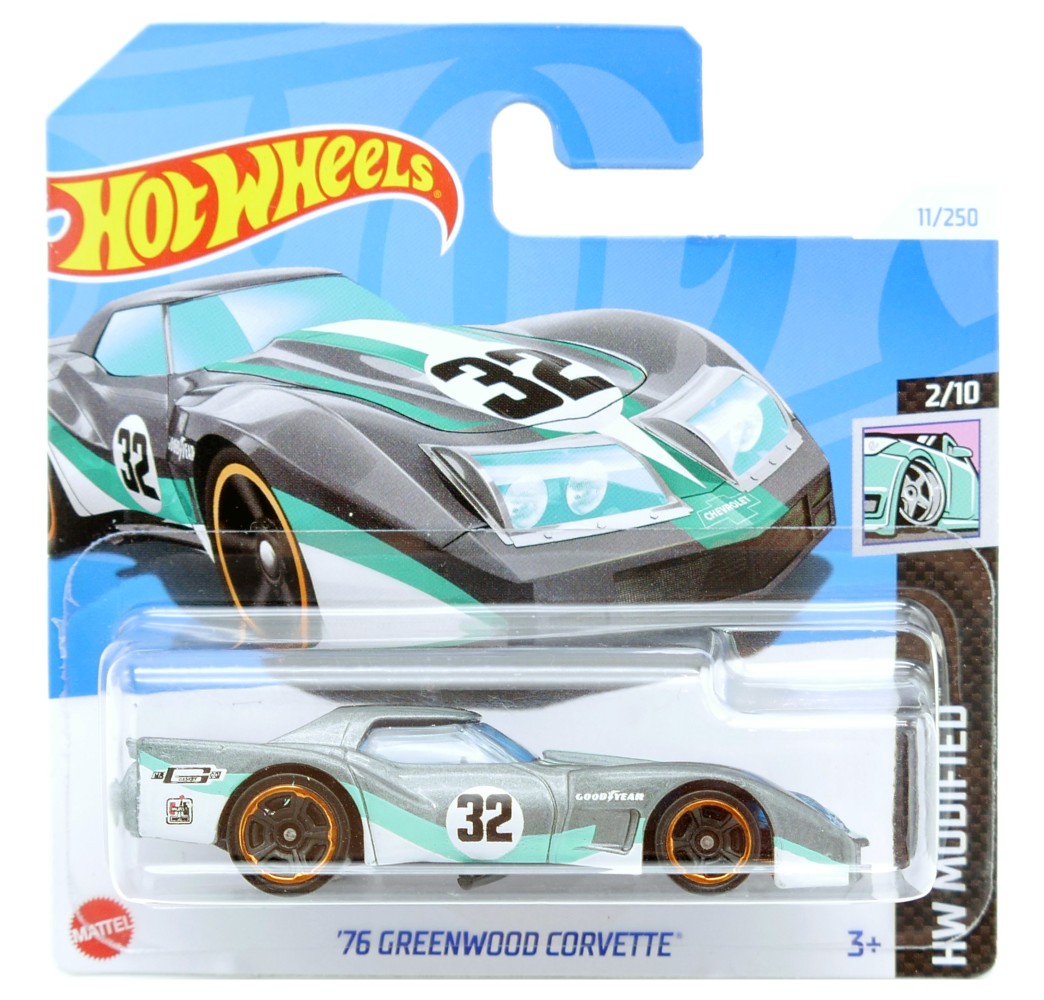 Hot Wheels HTD67 '76 Greenwood Corvette