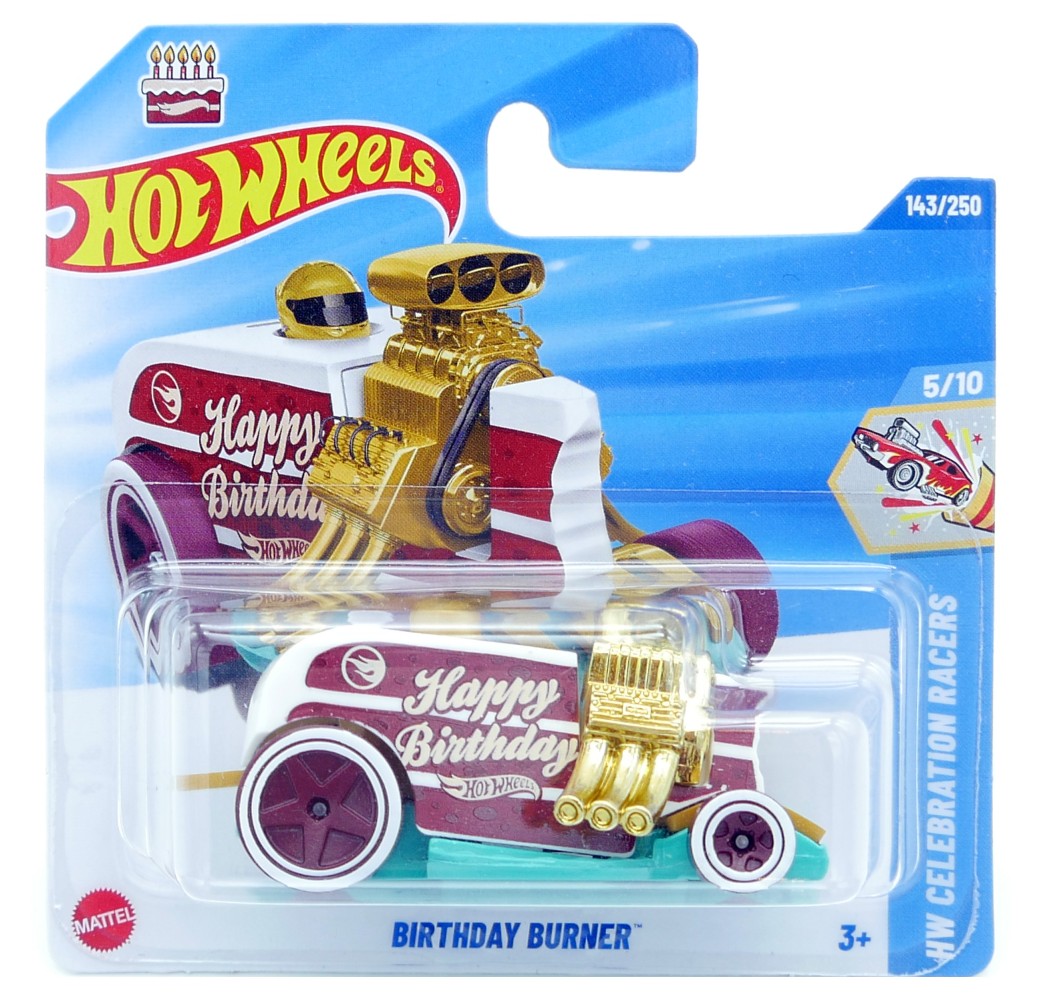 Hot Wheels JBC26 Birthday Burner (Treasure Hunt)