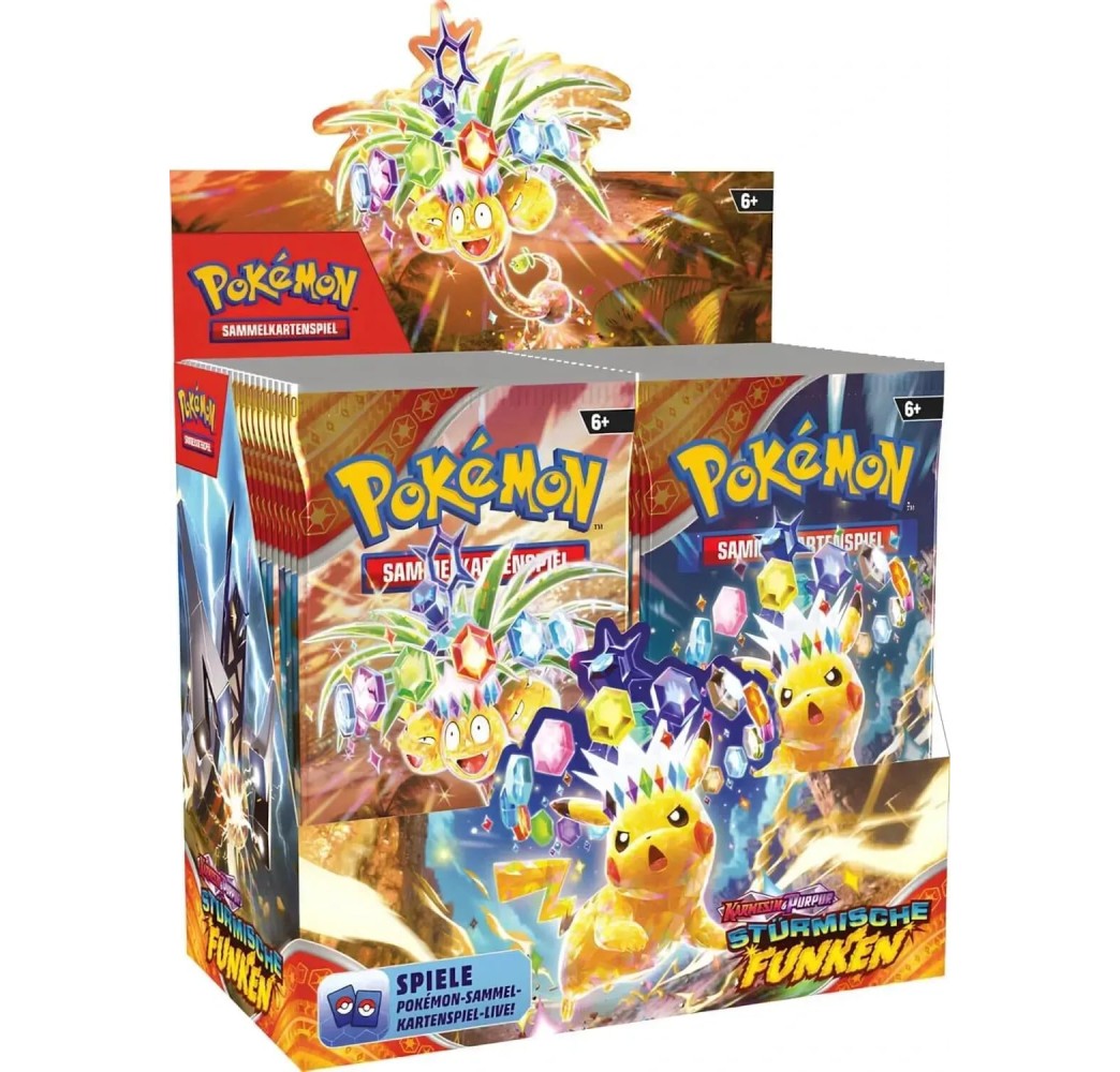 Pokémon Karmesin & Purpur – Stürmische Funken Display (36 Booster)