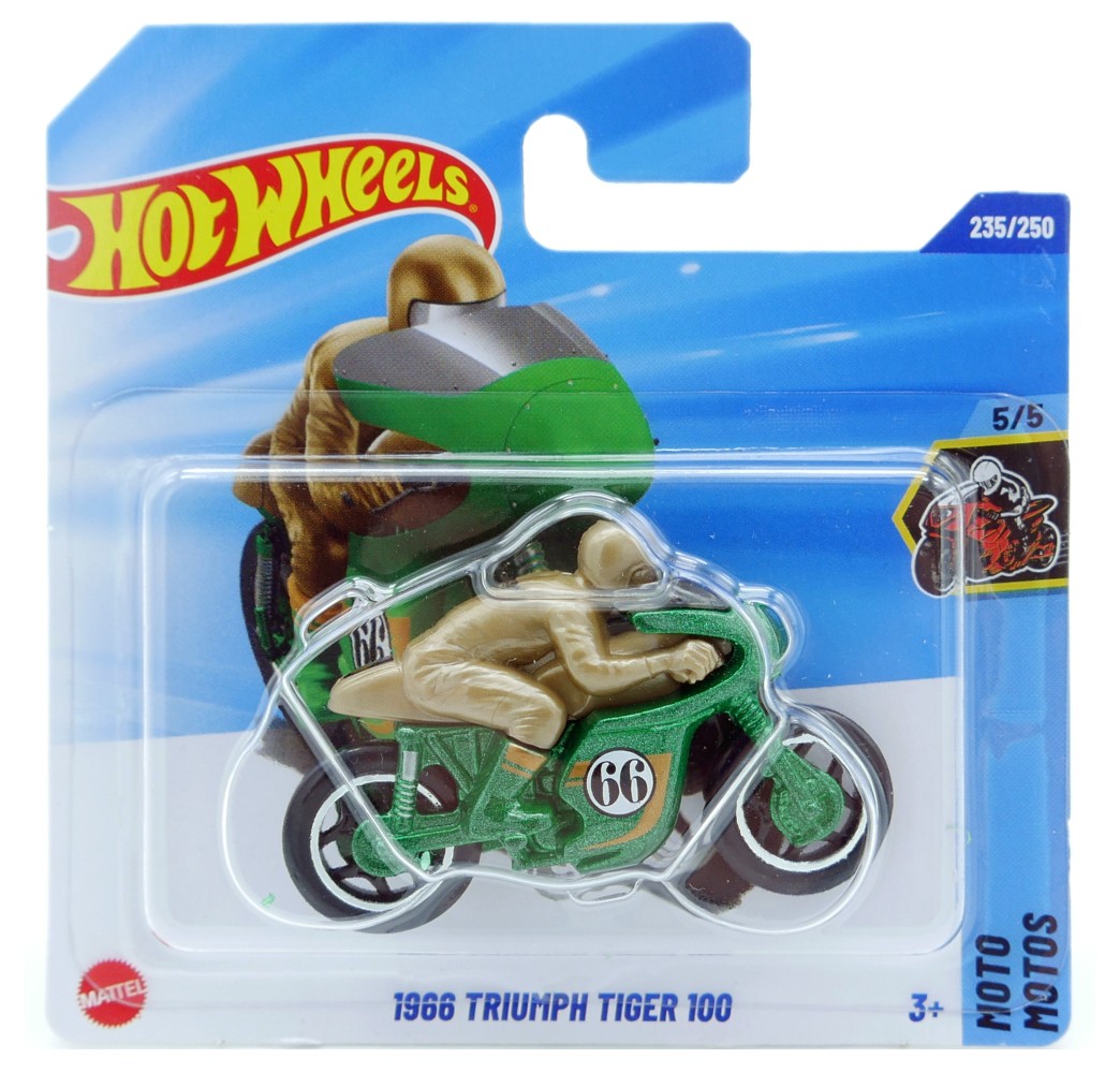 Hot Wheels JBC32 1966 Triumph Tiger 100 (Treasure Hunt)